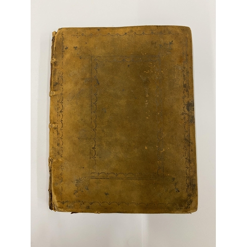 7 - A RARE AND EARLY 17TH CENTURY BOOK - 'MANZINE HIS MOST EXQUISITE ACADEMICAL DISCOURSES  UPON SEVERAL... 