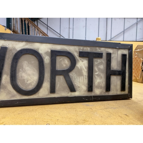 47 - A 'COSWORTH' ILLUMINATED BOX SIGN, 20 X 86.5CM