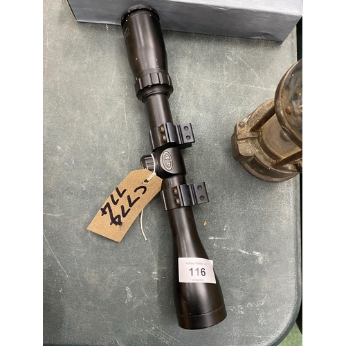 116 - A BUSHNELL SPORTSMAN 3X-9X.40 GUN SCOPE