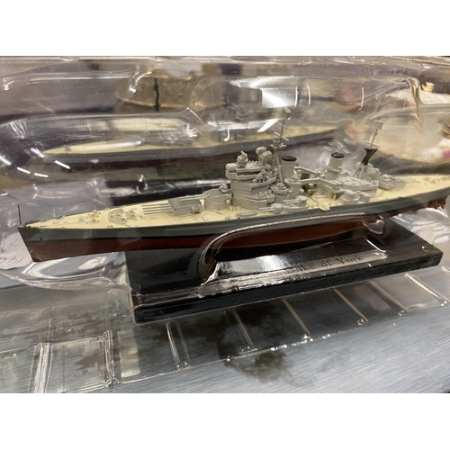 117 - TW0 DeAGOSTINI MODELS OF SHIPS - HMS KING GEORGE V AND HMS DUKE OF YORK