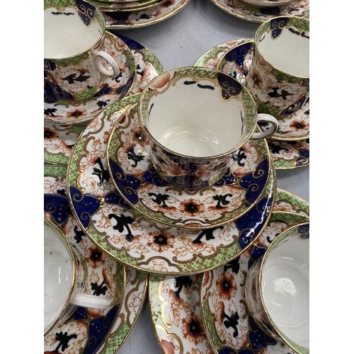 136 - A COLLECTION OF VINTAGE ROYAL STAFFORD CUPS, SAUCERS AND SIDE PLATES