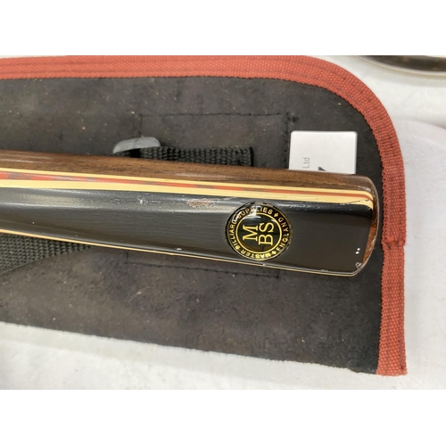 167 - A SNOOKER CUE IN A CASE