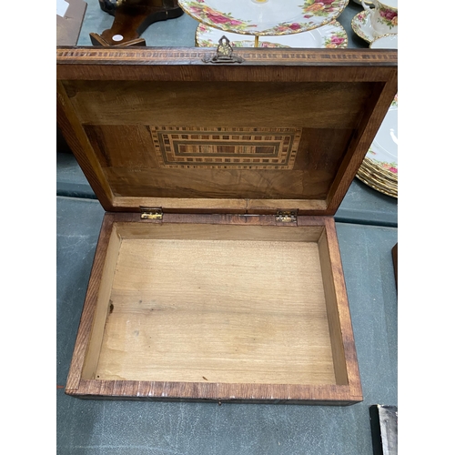 198 - A 1920'S MOROCCAN INLAID JEWELLERY BOX