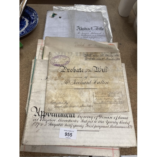 A COLLECTION OF VICTORIAN INDENTURES