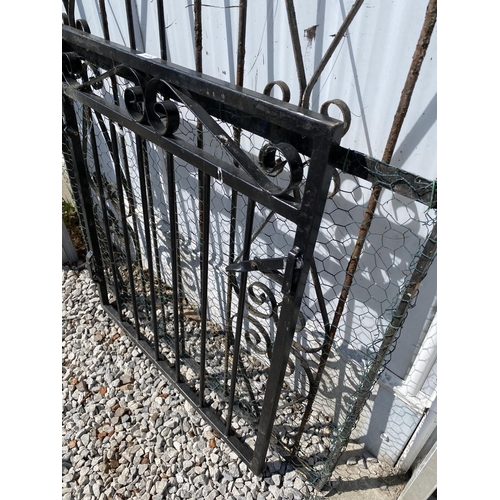 1995 - TWO METAL GARDEN GATES