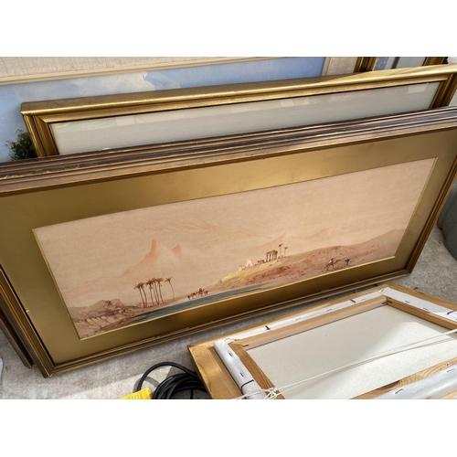 1938 - AN ASSORTMENT OF FRAMED PRINTS AND PICTURES