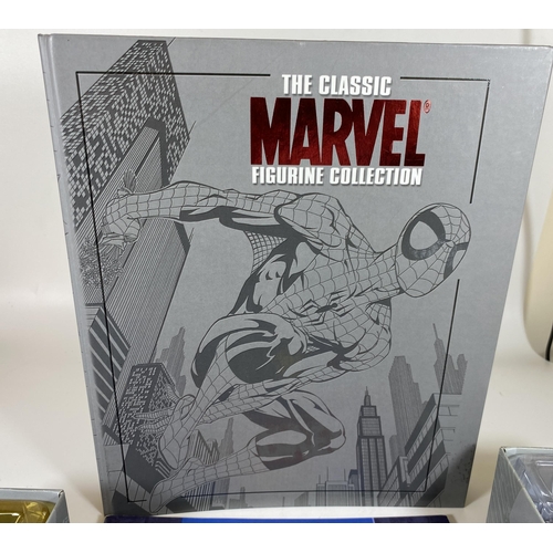 302 - A COMPLETE SET OF 1-200 THE CLASSIC MARVEL COLLECTION FIGURES, ALL BOXED AS NEW COMPLETE WITH 200 MA... 