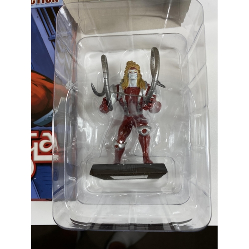 384 - A BOXED THE CLASSIC MARVEL COLLECTION SPECIAL FIGURE - 'OMEGA RED' , WITH MAGAZINE