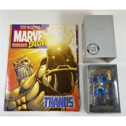 389 - A BOXED THE CLASSIC MARVEL COLLECTION SPECIAL FIGURE - 'THANOS' , WITH MAGAZINE