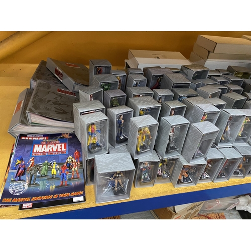 302 - A COMPLETE SET OF 1-200 THE CLASSIC MARVEL COLLECTION FIGURES, ALL BOXED AS NEW COMPLETE WITH 200 MA... 