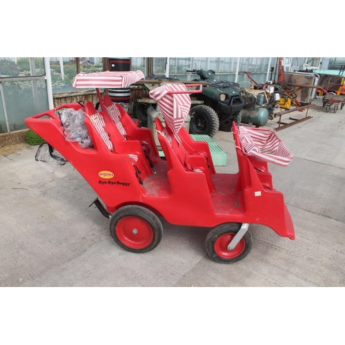 119 - A SIX SEATER ANGELES BYE-BYE BUGGY NO VAT