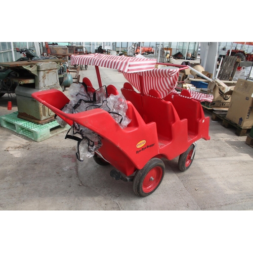 119 - A SIX SEATER ANGELES BYE-BYE BUGGY NO VAT