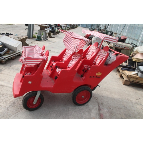 119 - A SIX SEATER ANGELES BYE-BYE BUGGY NO VAT