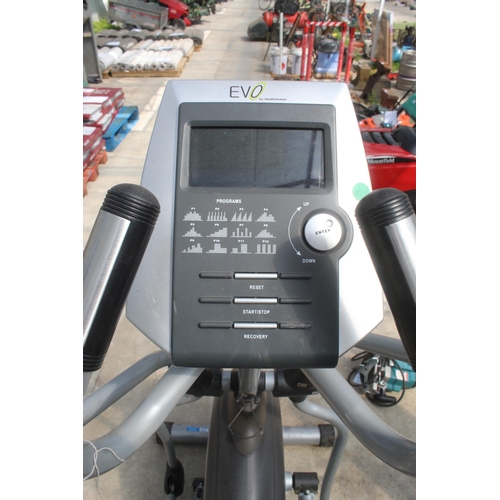 155 - AN EVO CROSS TRAINER EXERCISE MACHINE NO VAT