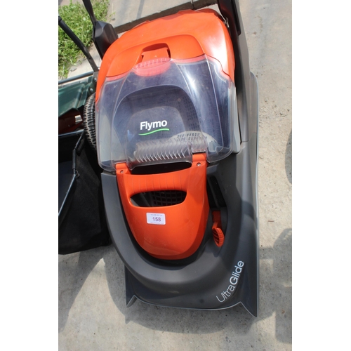 158 - AN ELECTRIC FLYMO ULTRAGLIDE LAWNMOWER NO VAT