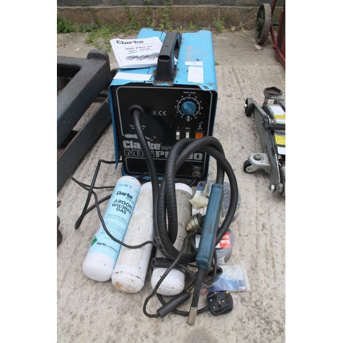 2 - CLARKE PRO MIG WELDER  NO VAT