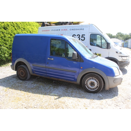 204 - A 2006 FORD TRANSIT CONNECT VAN MOT UNTIL THE END OF NOVEMBER,REGISTRATION LG56FFU, COMPLETE WITH TW... 