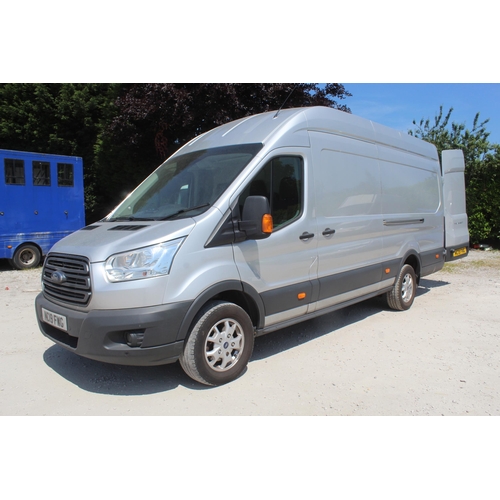 205 - A 2019 FORD TRANIST 350 LWB MK8 EURO VAN 156385 MILES REGISTRATION MC19FWG FIRST REG 31/05/19 THIS V... 