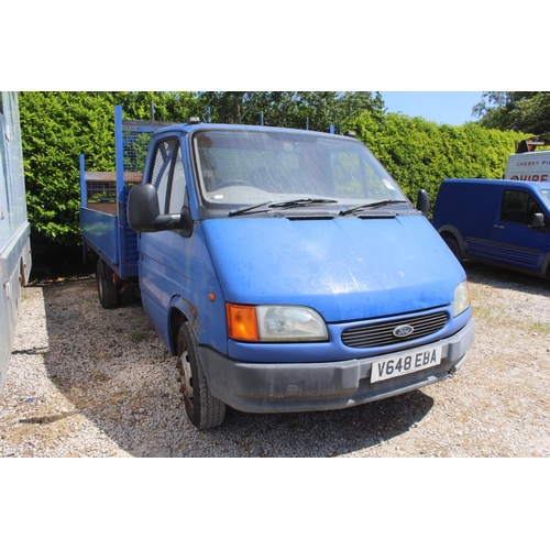 206 - A FORD TRANSIT TIPPER VAN REGISTRATION V648EBA ENGINE GOOD FIRST REG 13/01/2000 NO MOT WHILST ALL DE... 