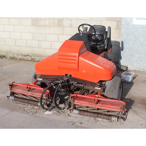 223 - JACOBSEN TEXTRON 1900D RIDE ON MOWER  ,RUNNER NEEDS A GOOD BATTERY, NO VAT