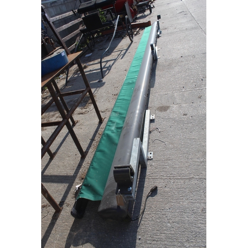 239 - A 22FT ELECTRIC SHOP FRONT EXTENDABLE CANOPY WITH REMOTE CONTROL IN THE OFFICE IN WORKING ORDER  NO ... 