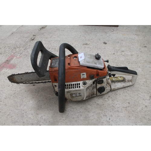 34 - A NEILSEN GASOLINE CHAINSAW NO VAT