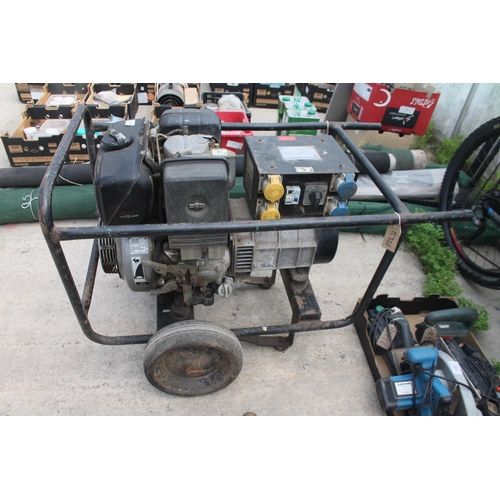 363 - SQS 300 W PETROL GENERATOR 7 HP (WORKING)  NO VAT