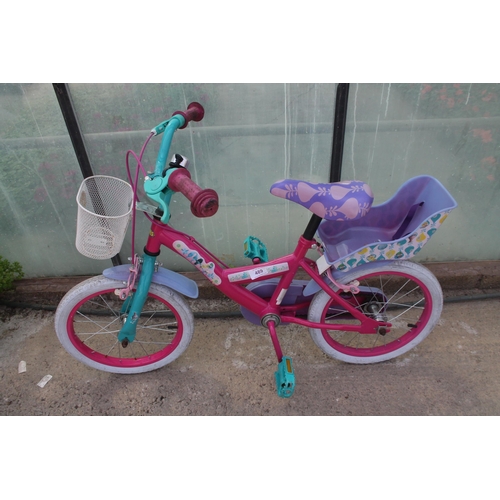 489 - PINK BIKE  NO VAT