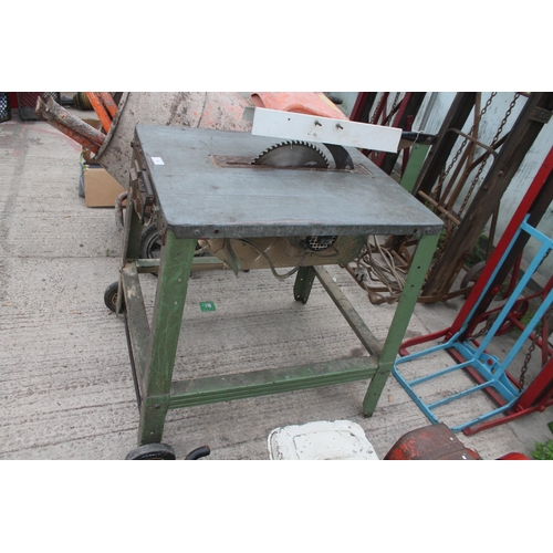 6 - 230v TABLE SAW BELIEVED IN WORKING ORDER BUT NO WARRANTY  NO VAT