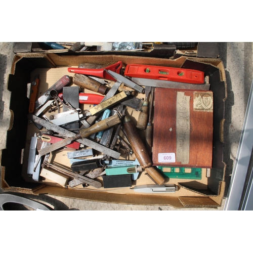 609 - 3 BOXES OF TOOLS AND SCREWDRIVERS  NO VAT