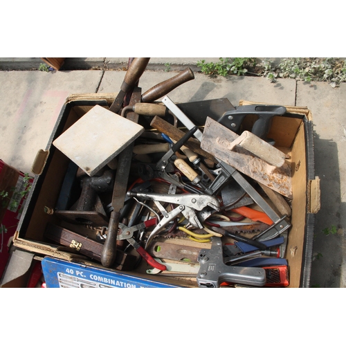 609 - 3 BOXES OF TOOLS AND SCREWDRIVERS  NO VAT