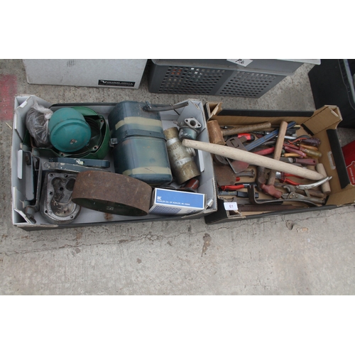 61 - GARDEN TOOLS, FUEL TANK, ENGINE SPARES  NO VAT