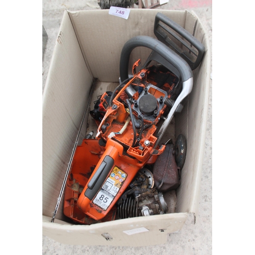 748 - BOX OF STIHL SPARES  + VAT