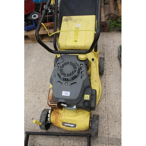 752 - CHALLENGE LAWN MOWER  + VAT