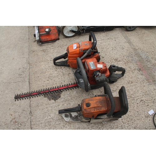 755 - HEDGETRIMMER AND 2 ENGINES  + VAT