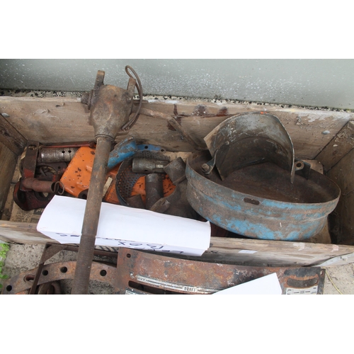 774 - FERGI SPARES IN BOX, NUFFIELD SPARES, FORDSON SPARES  NO VAT