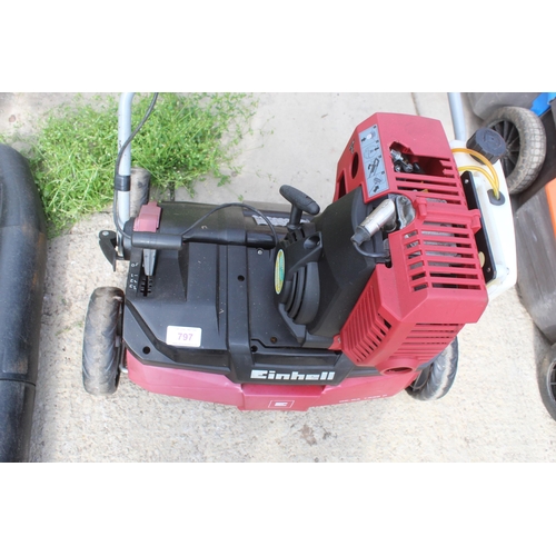 797 - EINHELL PETROL SCARIFIER  + VAT