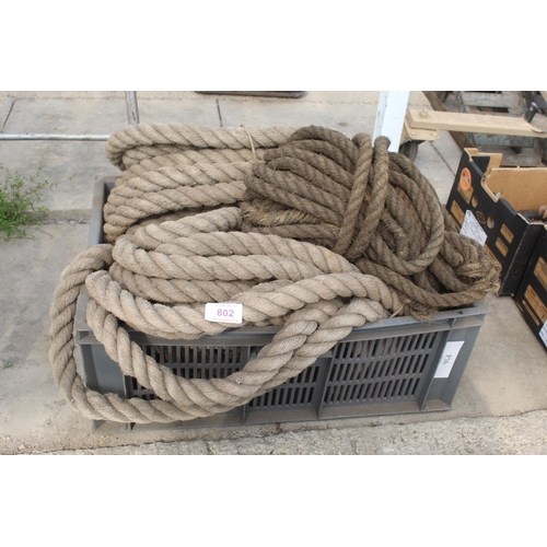 802 - MIXED ROPE  NO VAT