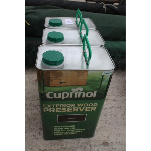 96 - CUPRINOL X 3  NO VAT