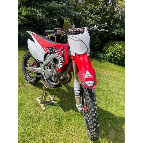 131A - A 2014 HONDA CRF 450R MOTORCYCLE IN EXCELLENT  CONDITION NO VAT UNFORTUNATELY DUE TO UNFORSEEN CIRCU... 