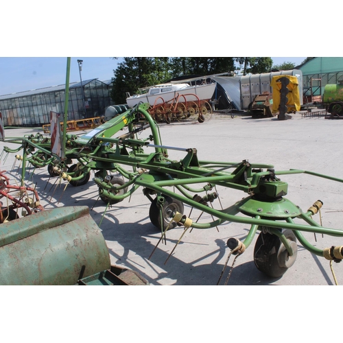 302 - KRONE 7.70/ 6 X 7 HAY RAKE (GWO)  + VAT