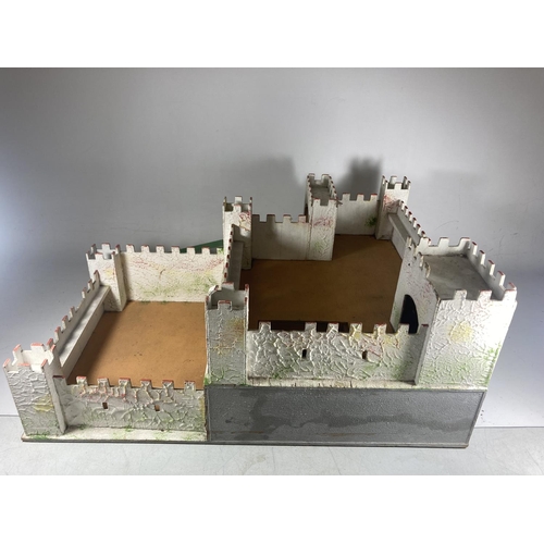 355 - VINTAGE 1960'S DEBTOY CASTLE- 55.5 X 43 CM