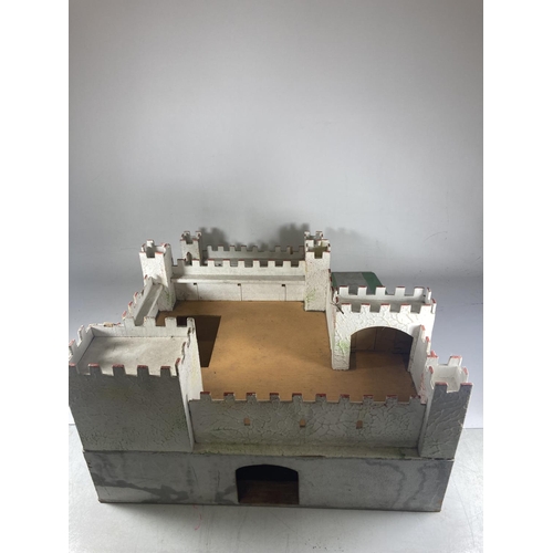 355 - VINTAGE 1960'S DEBTOY CASTLE- 55.5 X 43 CM