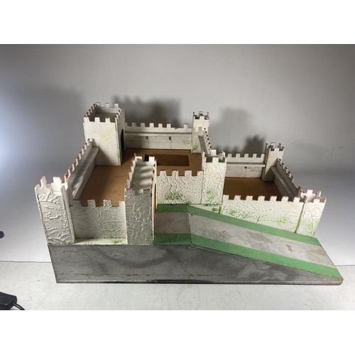 355 - VINTAGE 1960'S DEBTOY CASTLE- 55.5 X 43 CM