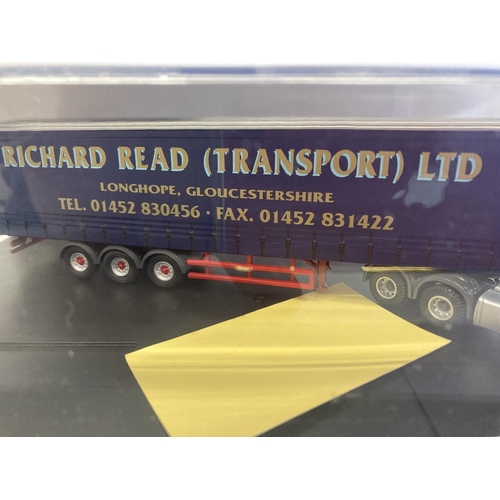 371 - A MINT BOXED OXFORD HAULAGE MODEL LORRY RICHARD READ (TRANSPORT) LTD