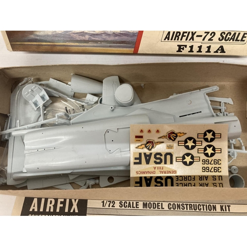 391 - AN AIRFIX CONSTRUCTION KIT- AN FIIIA AIRCRAFT IN BOX