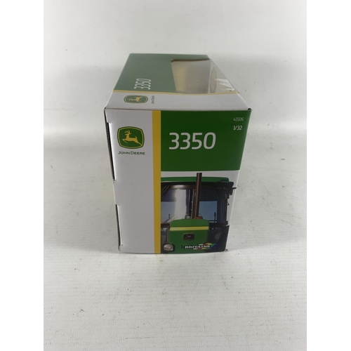 396 - A BOXED BRITAINS JOHN DEERE 3350 TRACTOR SCALE 1:32