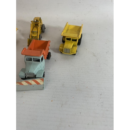 401 - SEVEN LESNEY MATCHBOX PLANT MODEL TOYS