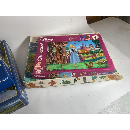 402 - A QUANTITY OF JIGSAW PUZZLES TO INCLUDE CHILDREN'S - 7 IN TOTAL