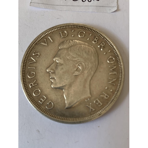 562 - A 1937 CORONATION YEAR SILVER CROWN